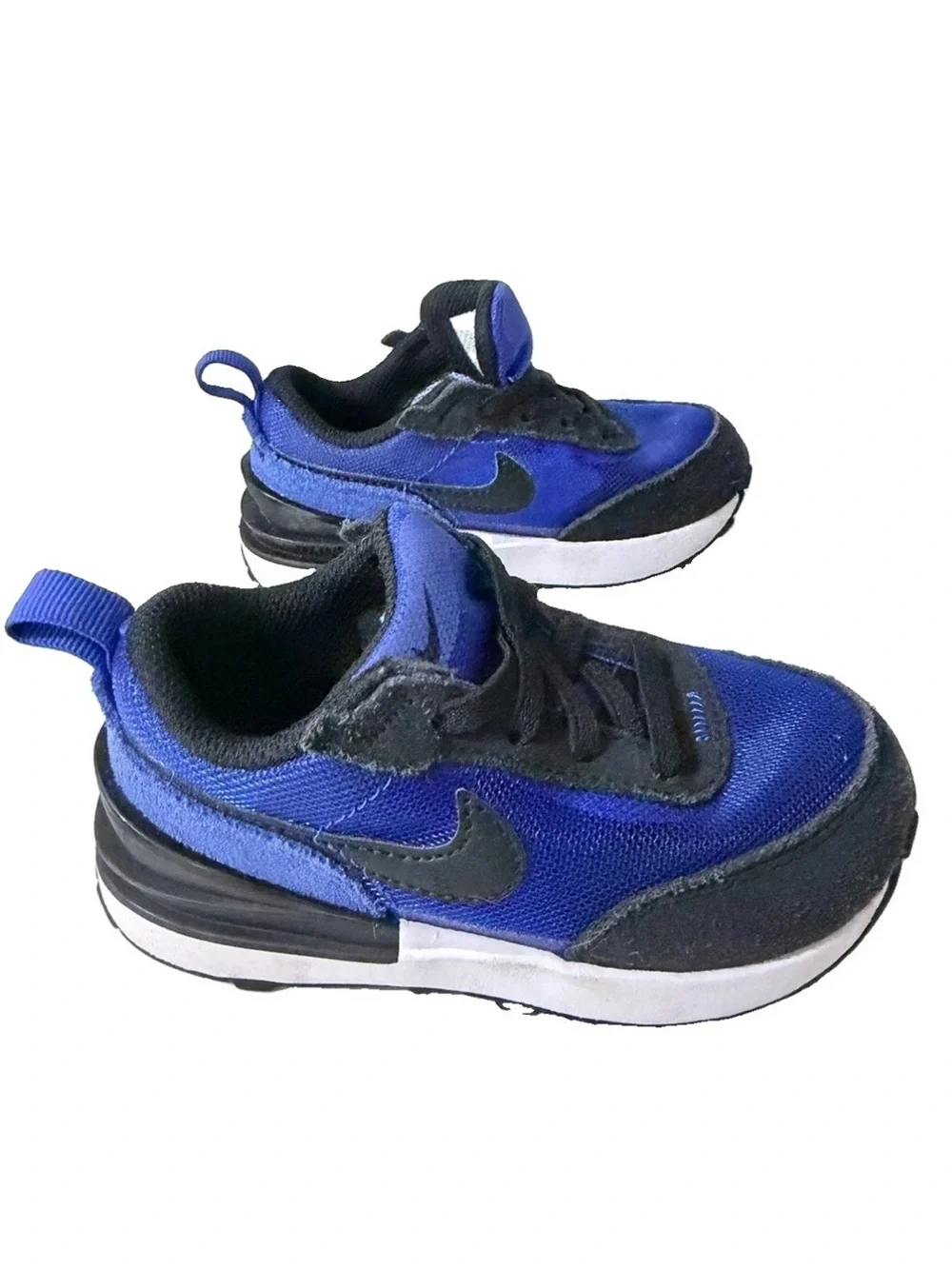 Nike Waffle One TD Blue Racer Toddler Boy Shoes 7C, DC0479-400, EUC